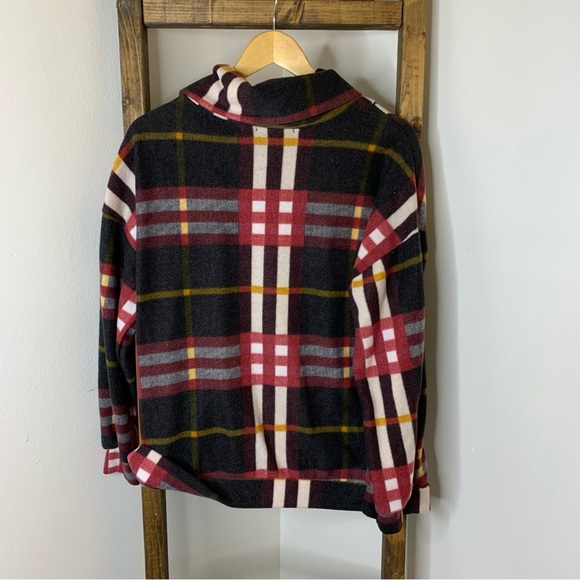CY Fashion Plaid Turtleneck Pullover Sweater - Picture 5 of 5